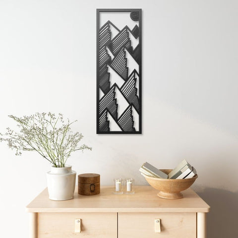Mountain Ranges Metal Wall Art Decor