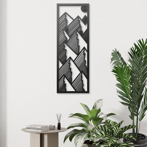 Mountain Ranges Metal Wall Art Decor