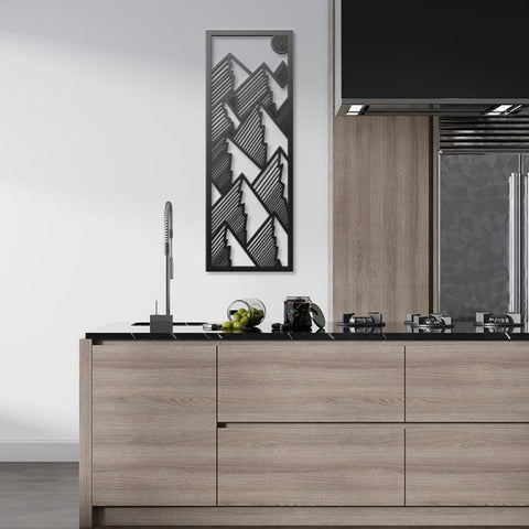 Mountain Ranges Metal Wall Art Decor