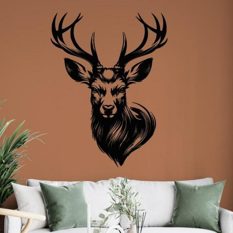Majestic Deer Metal Wall Art