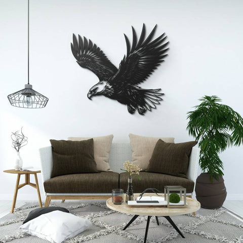 Majestic Eagle Metal Wall Art