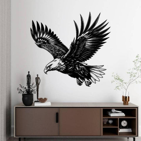 Majestic Eagle Metal Wall Art