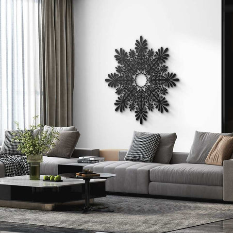 Snowflake Metal Wall Art