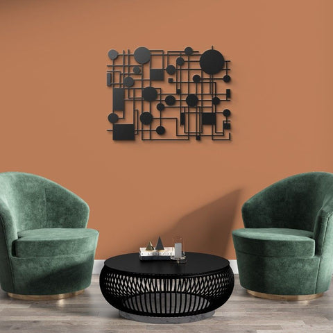 Contemporary Mid Century Modern Metal Wall Art