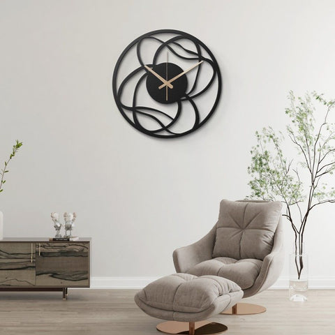 Interesting Oversized Metal Wall Clock