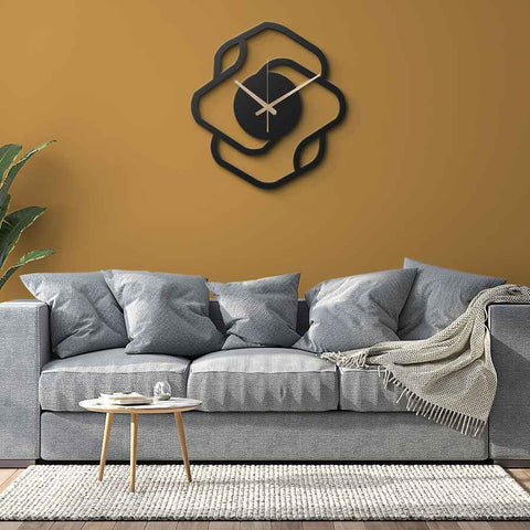 Large Decorative Metal Wall Clock