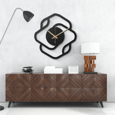 Large Decorative Metal Wall Clock