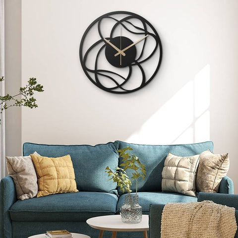 Interesting Oversized Metal Wall Clock