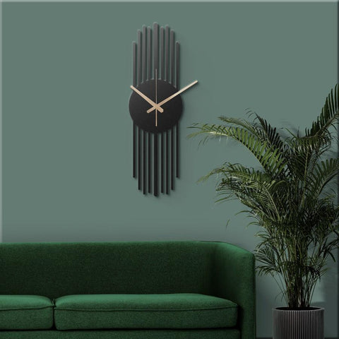 Large Metal Wall Clock for Living Room