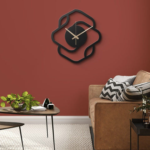 Large Decorative Metal Wall Clock