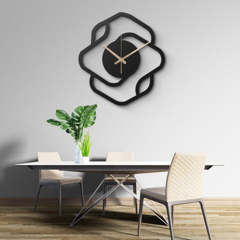 Large Decorative Metal Wall Clock