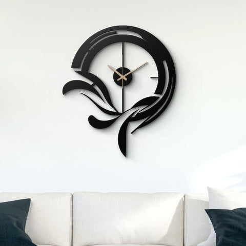 Modern Elegant Metal Wall Clock