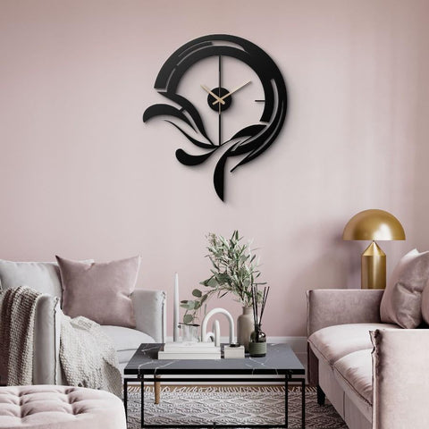 Modern Elegant Metal Wall Clock