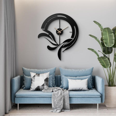 Modern Elegant Metal Wall Clock