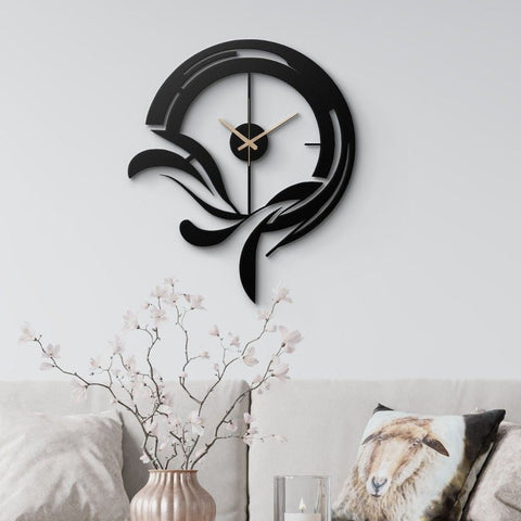 Modern Elegant Metal Wall Clock