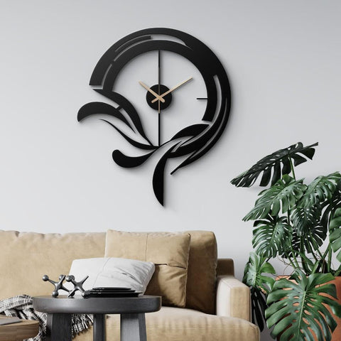 Modern Elegant Metal Wall Clock