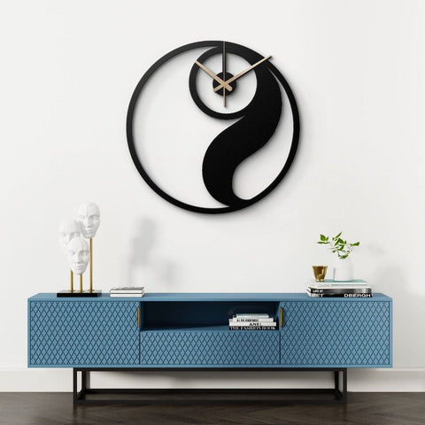 Modern Large Metal Wall Clock