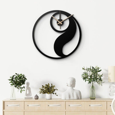 Modern Large Metal Wall Clock