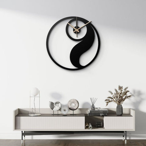Modern Large Metal Wall Clock