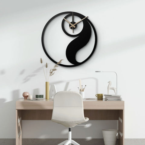 Modern Large Metal Wall Clock