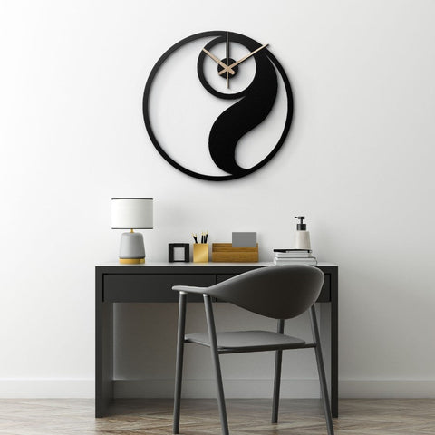 Modern Large Metal Wall Clock