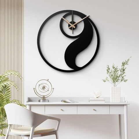 Modern Large Metal Wall Clock