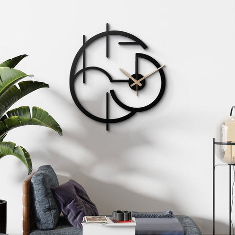 Modern Minimalist Elegant Metal Wall Clock