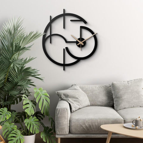 Modern Minimalist Elegant Metal Wall Clock