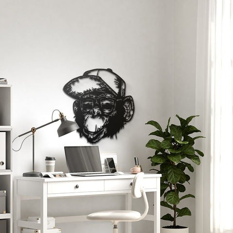 Monkey Metal Wall Art Decor