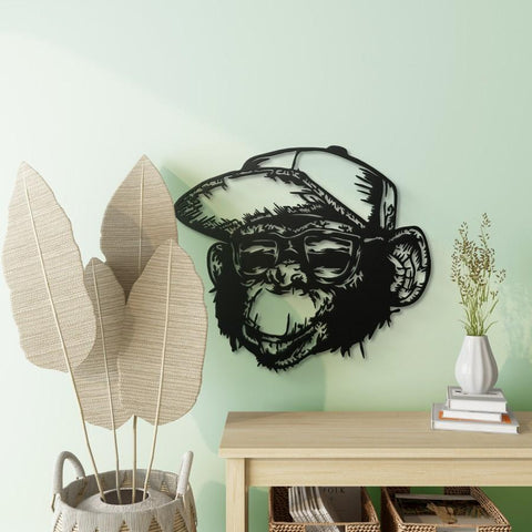 Monkey Metal Wall Art Decor