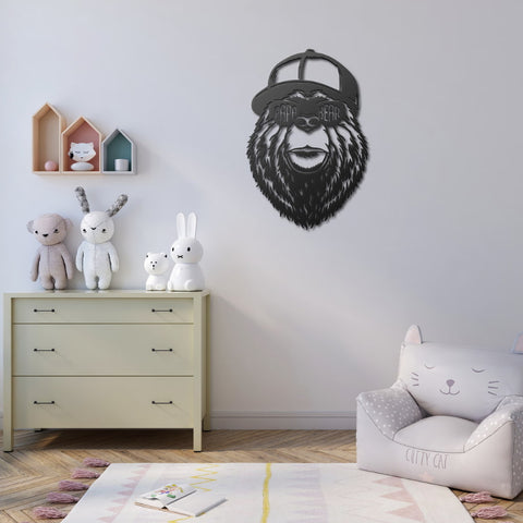 Papa Bear Metal Wall Art Decor