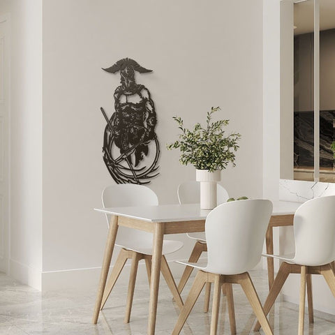 Spartan Warrior Metal Wall Art