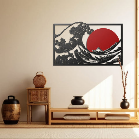 The Great Wave of Kanagawa Metal Wall Art