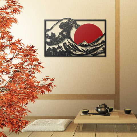 The Great Wave of Kanagawa Metal Wall Art