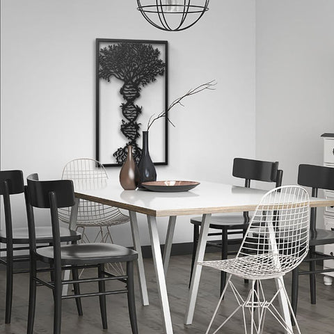 DNA Tree of Life Metal Wall Art