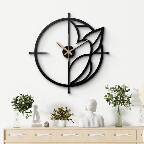 Unique Modern Metal Wall Clock