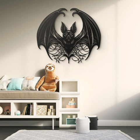 Vampire Bat Metal Wall Art