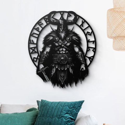 Viking Vegvisir Metal Wall Art