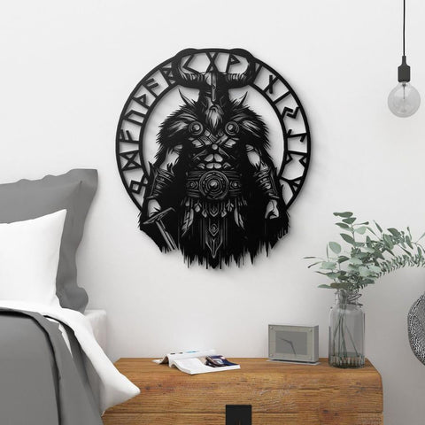 Viking Vegvisir Metal Wall Art
