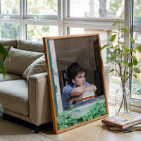 A Club de Vonner Wall Poster – Contemplative Young Man Aesthetic Wall Print