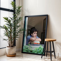 A Club de Vonner Wall Poster – Contemplative Young Man Aesthetic Wall Print