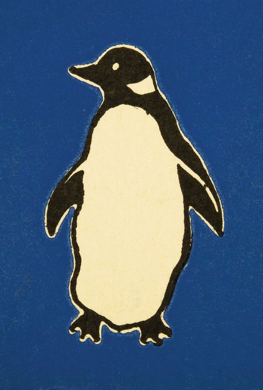 Understated Penguin Print – Cute Penguin Home Art, Funny Penguin Illustration Decor