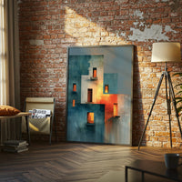 Expressive Architectural Aesthetic Wall Print