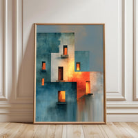 Expressive Architectural Aesthetic Wall Print