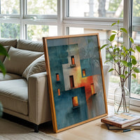 Expressive Architectural Aesthetic Wall Print