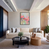 Abstract Art Modern Wall Art – Colorful Pastel Drip Print