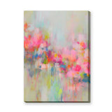 Abstract Art Modern Wall Art – Colorful Pastel Drip Print