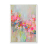Abstract Art Modern Wall Art – Colorful Pastel Drip Print