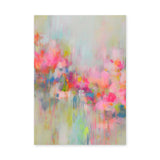 Abstract Art Modern Wall Art – Colorful Pastel Drip Print