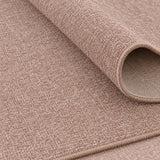 Abstract Boho Area Rug – Beige – texture close-up